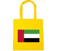 Hippowarehouse Uae Flag Tote Shopping Gym Beach Bag 42cm x38cm, 10 litres