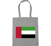 Hippowarehouse Uae Flag Tote Shopping Gym Beach Bag 42cm x38cm, 10 litres