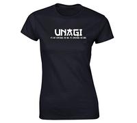 Hippowarehouse Unagi It's not Something You are It's Something You Have Womens Fitted Short Sleeve t-Shirt (Specific Size Guide in Description) Black