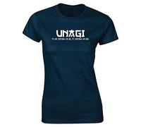 Hippowarehouse Unagi It's not Something You are It's Something You Have Womens Fitted Short Sleeve t-Shirt (Specific Size Guide in Description) Navy