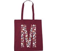 Hippowarehouse Unicorn letter M Tote Shopping Gym Beach Bag 42cm x38cm,10 litres