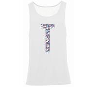 Hippowarehouse Unicorn Letter T Vest Scoop Sleeve Unisex Tank top White