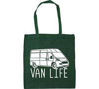 Hippowarehouse Van Life Tote Shopping Gym Beach Bag 42cm x38cm, 10 litres