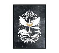 Hippowarehouse Violet's dragons in the sky Printed Poster A3 Wall Art Design Classroom Room Gym Office Décor