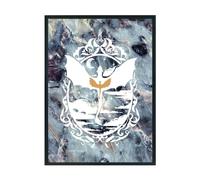 Hippowarehouse Violet's dragons in the sky Printed Poster A3 Wall Art Design Classroom Room Gym Office Décor