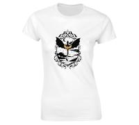 Hippowarehouse Violet's Dragons in The Sky Womens Slim fit Short Sleeve t-Shirt Large (UK Size 18)