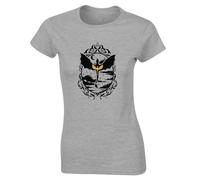 Hippowarehouse Violet's Dragons in The Sky Womens Slim fit Short Sleeve t-Shirt Small (UK Size 12)