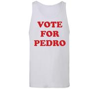 Hippowarehouse Vote for Pedro Vest Tank Top Unisex Jersey White