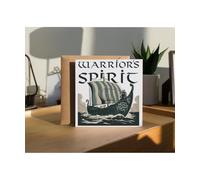 Hippowarehouse Warriors Spirit Personalised Birthday Card 15cm x 15cm for him for her Funny with envelope Birthday Cards for Men and Women