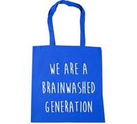 Hippowarehouse We are a brainwashed generation Tote Shopping Gym Beach Bag 42cm x38cm, 10 litres