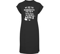 Hippowarehouse We are The Granddaughters of The Witches You Couldnt Burn t-Shirt Dress Women's Adults Nightie Nightdress Black