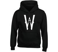 Hippowarehouse Wednesday Kids Children's Unisex Hoodie Hooded top Black