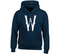 Hippowarehouse Wednesday Kids Children's Unisex Hoodie Hooded top Navy