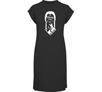 Hippowarehouse Wednesday Wears Black t-Shirt Dress Women's Adults Nightie Nightdress