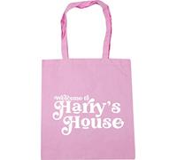 Hippowarehouse welcome to harry's house Tote Shopping Gym Beach Bag 42cm x38cm, 10 litres