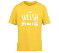 Hippowarehouse Welsh Princess Kids Children's Short Sleeve t-Shirt