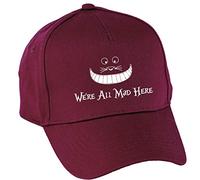 Hippowarehouse We're All mad here Baseball Cap hat Premium Printed 5 Panel OneSize Adults