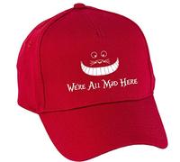 Hippowarehouse We're All mad here Baseball Cap hat Premium Printed 5 Panel OneSize Adults