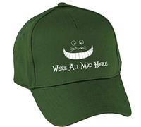 Hippowarehouse We're All mad here Baseball Cap hat Premium Printed 5 Panel OneSize Adults