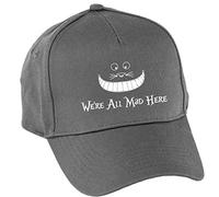Hippowarehouse We're All mad here Baseball Cap hat Premium Printed 5 Panel OneSize Adults