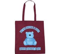 Hippowarehouse We're Having a Boy - Fathers Day Tote Shopping Gym Beach Bag 42cm x38cm, 10 litres