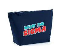 Hippowarehouse What The Sigma Printed Make up Cosmetic wash Bag 18x19x9cm