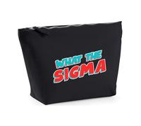 Hippowarehouse What The Sigma Printed Make up Cosmetic wash Bag 18x19x9cm