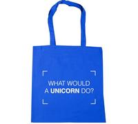 Hippowarehouse What would a unicorn do? Tote Shopping Gym Beach Bag 42cm x38cm, 10 litres