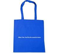 Hippowarehouse When I fart you'll be the second to know Tote Shopping Gym Beach Bag 42cm x38cm, 10 litres