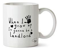 Hippowarehouse When I Grow Up I'm Gonna Be A Landlord Printed Mug Cup Ceramic 10oz