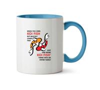 Hippowarehouse When You own koi Fish but Quickly Learn That just one More Fish Turns into an Entire Family Printed Mug Various Colour Options Ceramic Cup Kitchenware 11oz