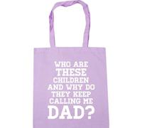 Hippowarehouse Who are These Children and why do They Keep Calling me dad? Tote Shopping Gym Beach Bag 42cm x38cm, 10 litres