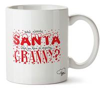 Hippowarehouse Who Needs Santa When You Have an Amazing Granny Printed Mug Cup Ceramic 10oz