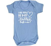 Hippowarehouse Will you be my daddy's best man? baby vest bodysuit (short sleeve) boys girls