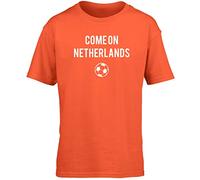 Hippowarehouse World Cup Come ON Netherlands Kids Children's Short Sleeve t-Shirt Orange