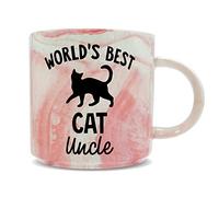 Hippowarehouse World's Best cat Uncle Printed Mug Various Colour Options Ceramic Cup Kitchenware 11oz