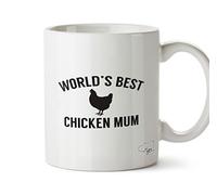 Hippowarehouse World's Best Chicken Mum Printed Mug Cup Ceramic 10oz