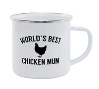 Hippowarehouse World's Best Chicken Mum Printed Mug Various Colour Options Ceramic Cup Kitchenware 11oz