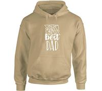 Hippowarehouse World's Best Dad Unisex Hoodie Hooded top (Specific Size Guide in Description)