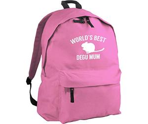 HippoWarehouse World's Best Degu Mum Backpack ruck Sack Dimensions: 31 x 42 x 21 cm Capacity: 18 litres