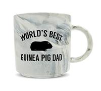 Hippowarehouse Worlds Best Guinea Pig dad Printed Mug Various Colour Options Ceramic Cup Kitchenware 11oz