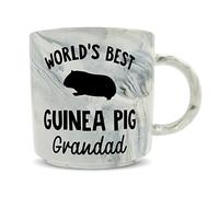 Hippowarehouse World's Best Guinea Pig Grandad Printed Mug Various Colour Options Ceramic Cup Kitchenware 11oz