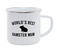 Hippowarehouse World's Best Hamster Mum Printed Mug Various Colour Options Ceramic Cup Kitchenware 11oz