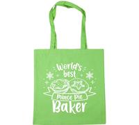 Hippowarehouse World's best mince pie baker Tote Shopping Gym Beach Bag 42cm x38cm, 10 litres