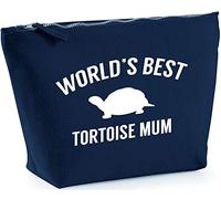Hippowarehouse Worlds best tortoise mum printed make up cosmetic wash bag 18x19x9cm