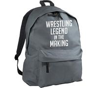 Hippowarehouse Wrestling legend in the making backpack ruck sack Dimensions: 31 x 42 x 21 cm Capacity: 18 litres