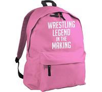 Hippowarehouse Wrestling legend in the making backpack ruck sack Dimensions: 31 x 42 x 21 cm Capacity: 18 litres
