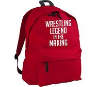 Hippowarehouse Wrestling legend in the making backpack ruck sack Dimensions: 31 x 42 x 21 cm Capacity: 18 litres