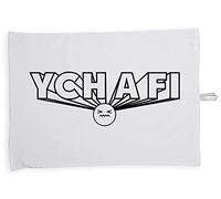 Hippowarehouse Ych a fi Welsh Tea Towel Eco Printed Dish Cloth Kitchen accessory 50cmx70cm 100% Cotton