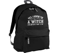 HippoWarehouse Yes. I Know I'm A Witch. Proud of It! Backpack ruck Sack Dimensions: 31 x 42 x 21 cm Capacity: 18 litres